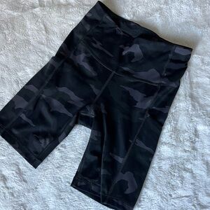 Athleta camouflage biker shorts